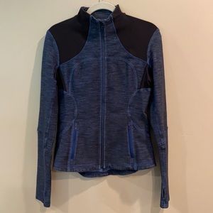 Lululemon Forme Jacket Blue Denim/Black 8
